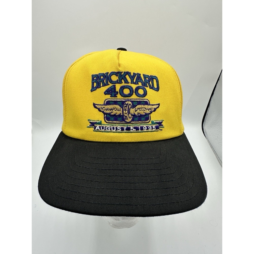 Vintage Brickyard 400 1995 Pennzoil Snapback Hat DeLong USA NASCAR Indy
